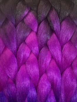 Svart-Lila-Elektrisk blå