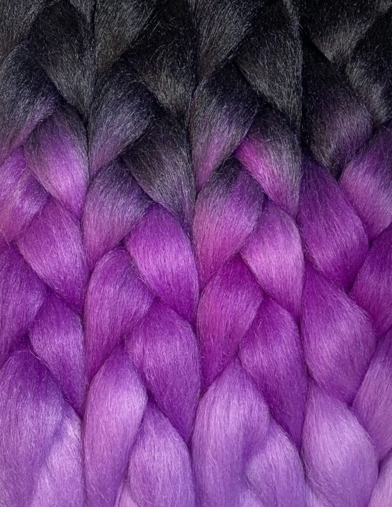 Svart-Ljuslila-Lila