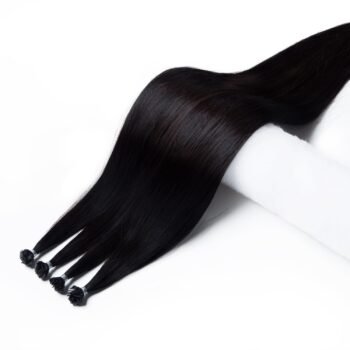 Keratin Hårförlängningar Svart 1
