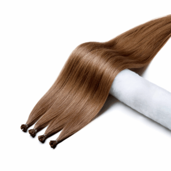 Keratin Hårförlängningar Ljusbrun 7