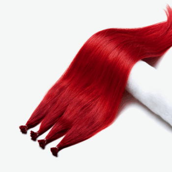 Keratin Hårförlängningar Röd 111